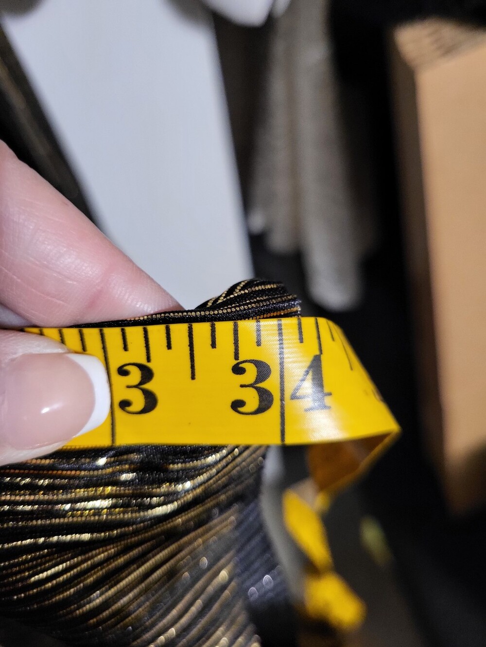 NEW BOLD ELEMENTS METALLIC GOLD AND BLACK PULL ON PANTS SZ XL - Picture 8 of 9